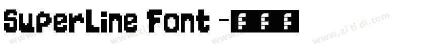 SuperLine Font字体转换